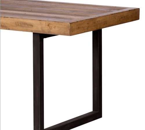 Mesa de Jantar madeira Demolição Industrial - Imagem 2