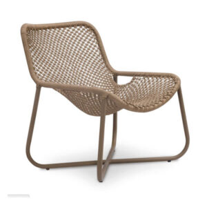 Cadeira macrame-cru