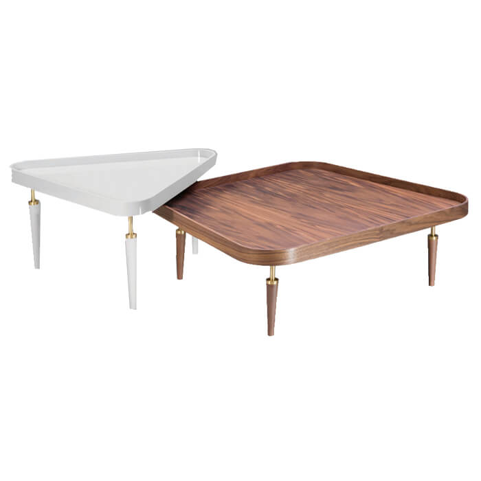 Conjunto Mesas de centro Laca Madeira BT