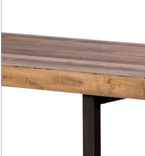 Mesa de Jantar madeira Demolição Industrial - Imagem 4