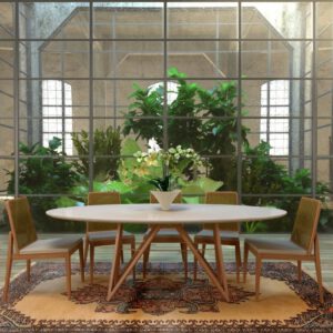 Mesa de Jantar Rud laca jasmin